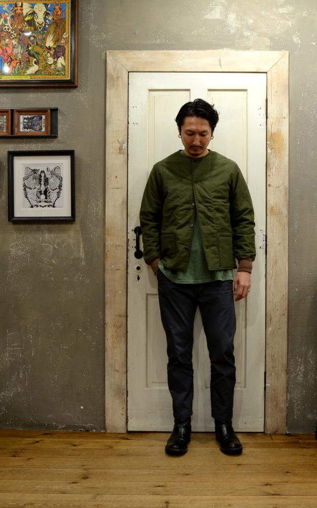 ADDICT CLOTHES ADDICT CLOTHES JAPAN ACVM LAID.BACK.TAYLOR ACV-QLT02LM MOLESKIN ARMY QUILTED JACKET STYLING LOST CONTROL Rolling dub trio BOOTS LEATHER TROUSERS 仙台 宮城 アディクトクローズ アディクトクローズジャパン ロストコントロール ローリングダブトリオ レイドバックテイラー レイド