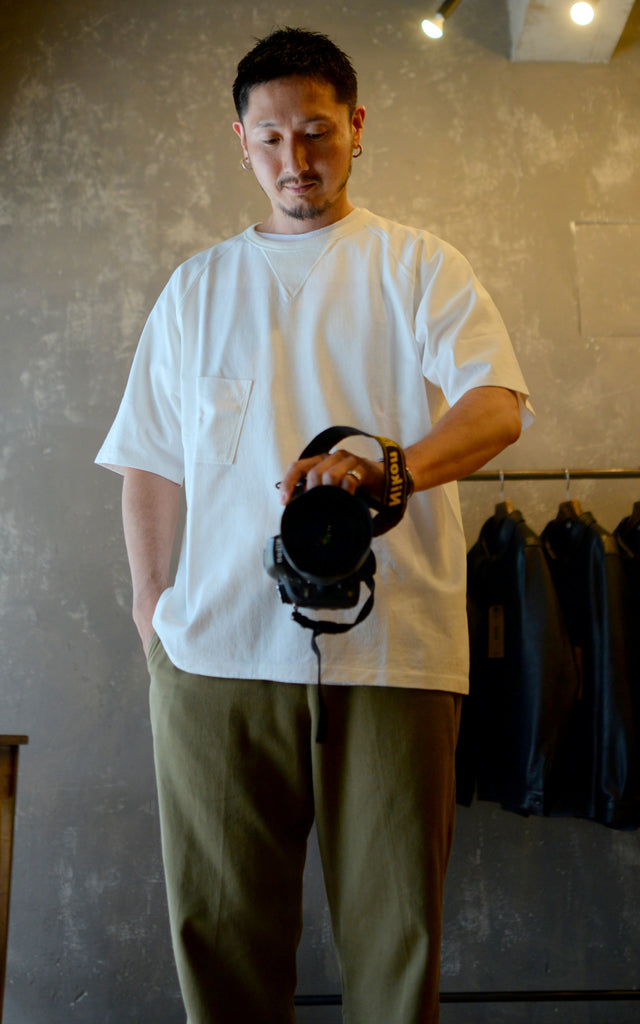 GERUGA LAID.BACK.TAYLOR HEAVY DUTY RAGLAN T-S PRODUCT DYEING GR-C-171A OFF WHITE 仙台 宮城 レイドバックテイラー ゲルガ