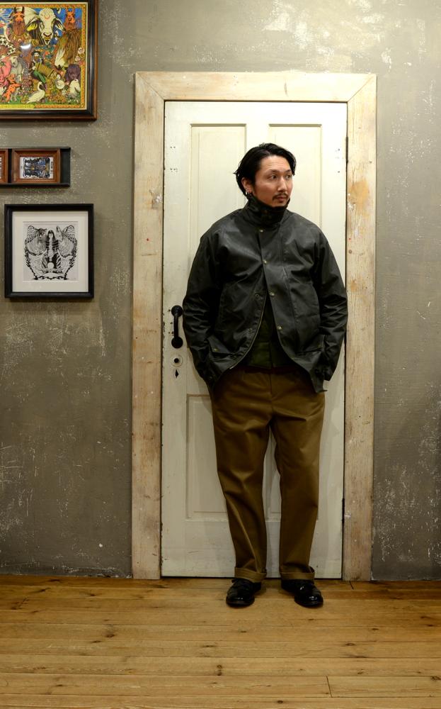  WAXED COTTON BRISTOL JACKET ADDICT CLOTHES ADDICT CLOTHES JAPAN LAID.BACK.TAYLOR MOLESKIN ARMY QUILTED JACKET OLIVE ARMY GREEN KHAKI MAKERS CORDOVAN ACVM 仙台 宮城県 レイド レイドバックテイラー アディクトクローズ メイカーズ