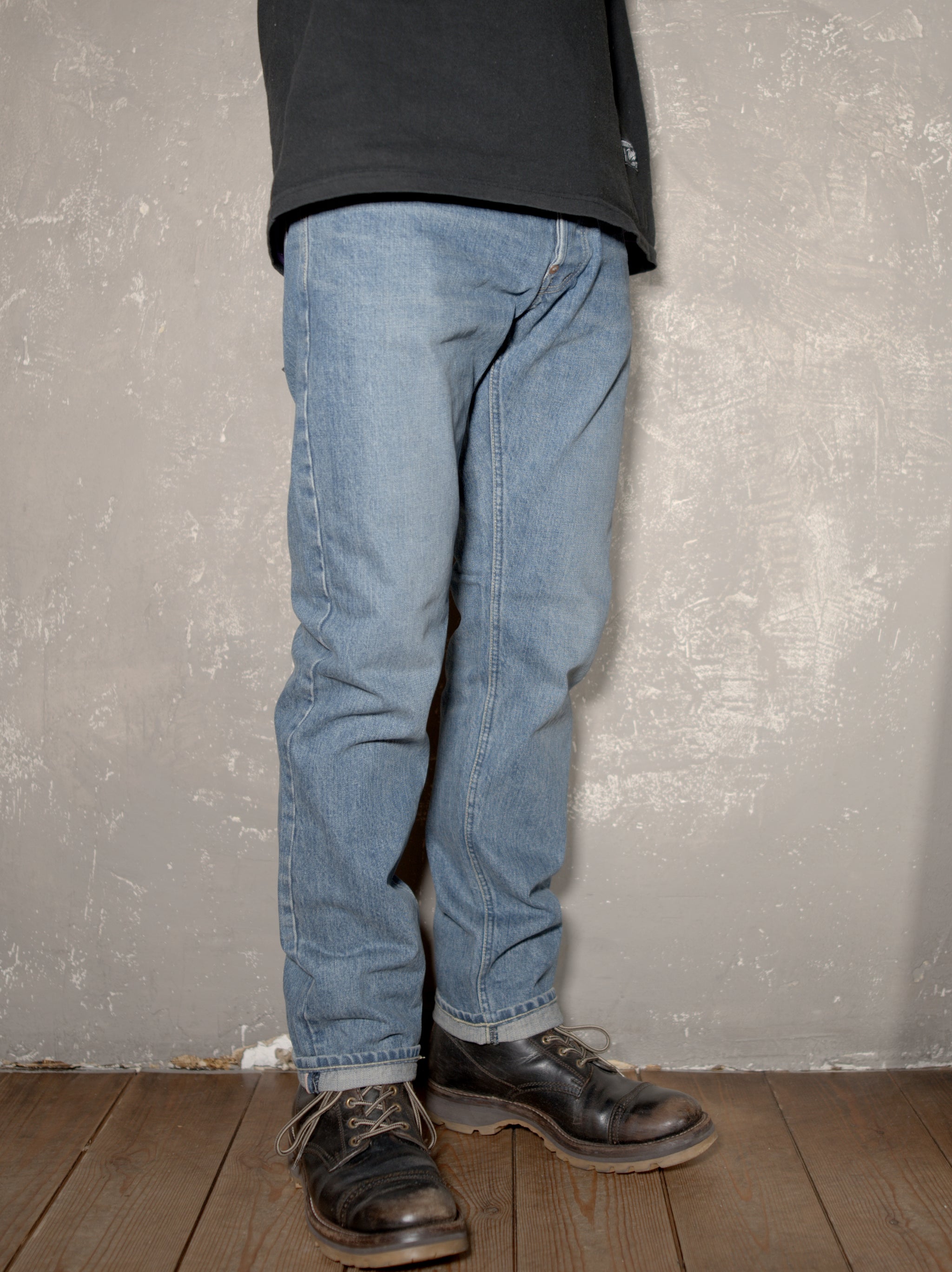 REGULAR SLIM DENIM PANTS ＜80USED-AGING＞ – Laid.Back.Taylor