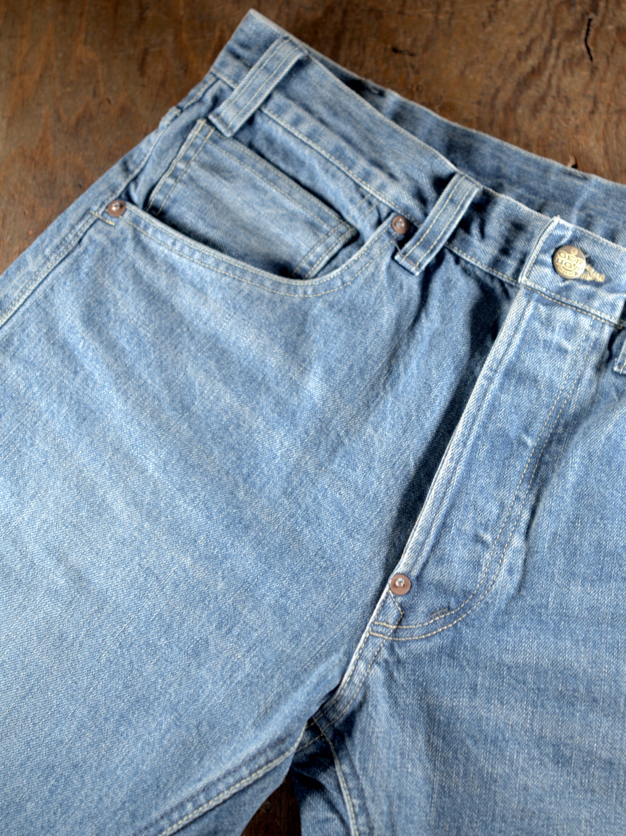 REGULAR SLIM DENIM PANTS ＜80USED-AGING＞ – Laid.Back.Taylor