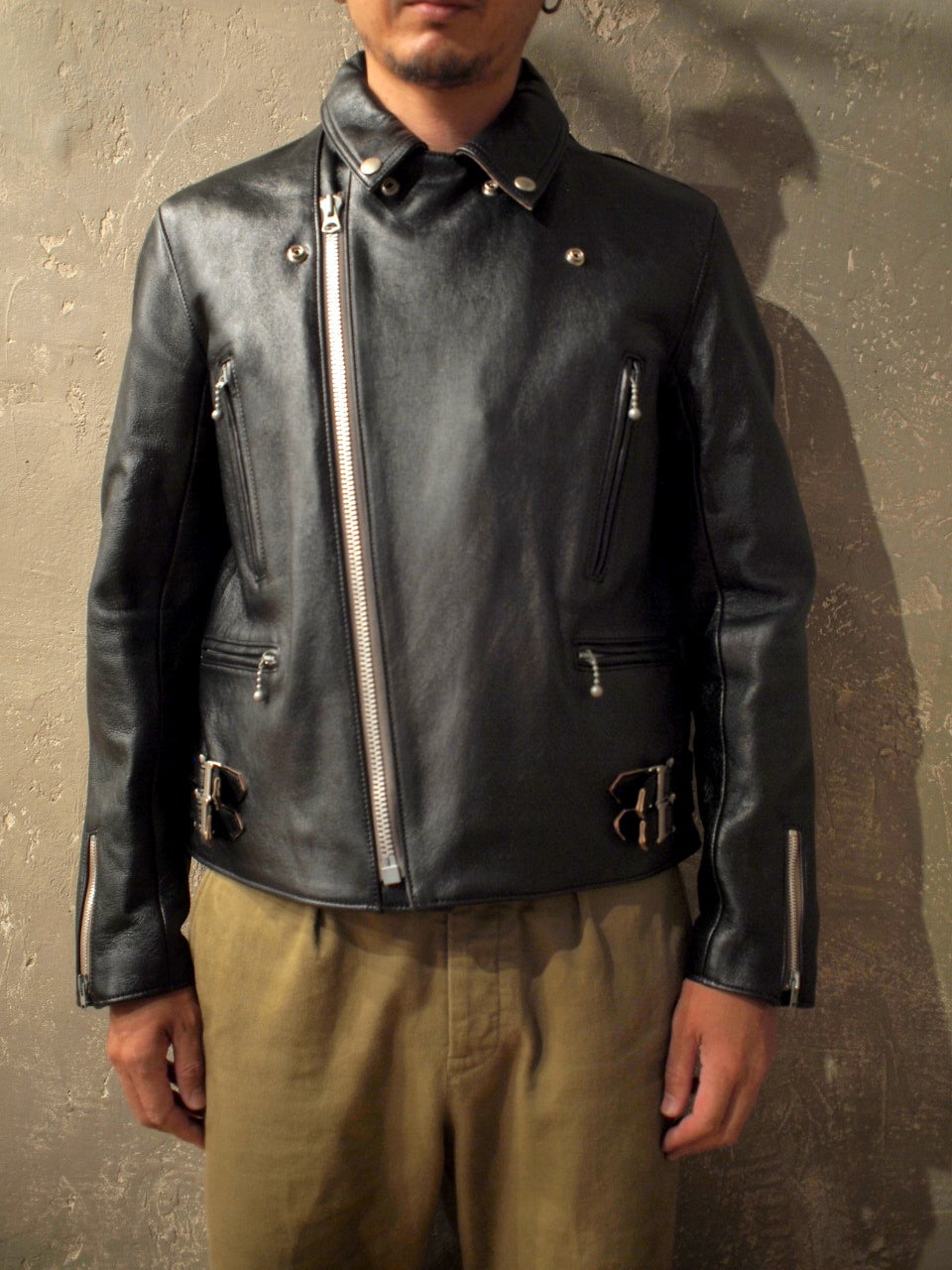 Daring Rider☆極上本革☆leather double jacket